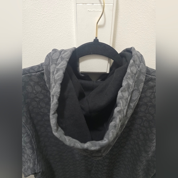 Coach Signature Monogram Rexy Hoodie in Charcoal Gray - Picture 10 of 13